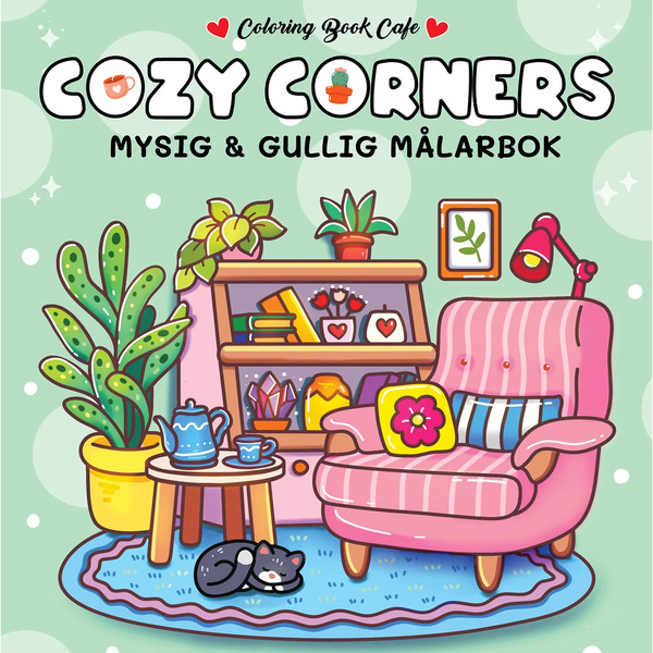 Målarbok: Cozy Corners