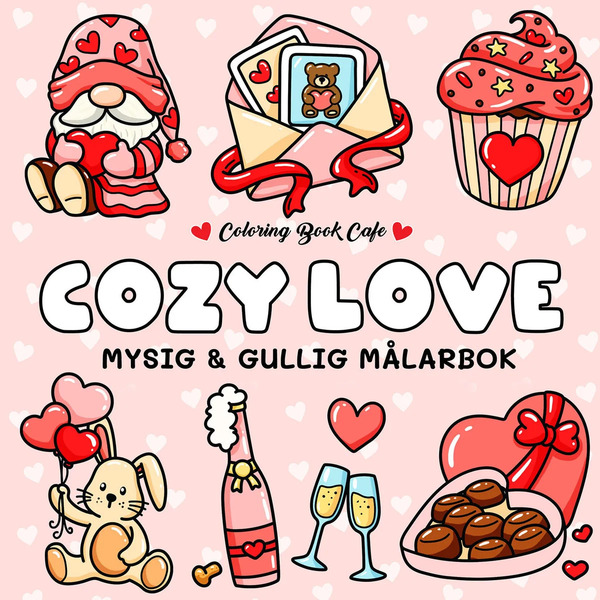 Målarbok: Cozy Love