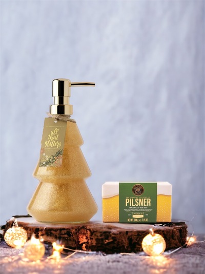 Flytende Såpe 500ml - Juletre Gull Gull - The Somerset Toiletry