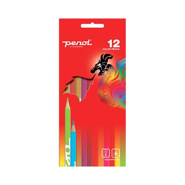 Fargeblyanter 12, tynne