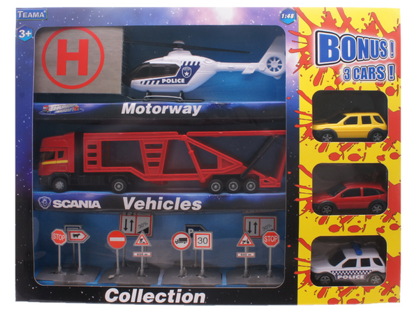 Teama Gavesett med 3 bonusbiler