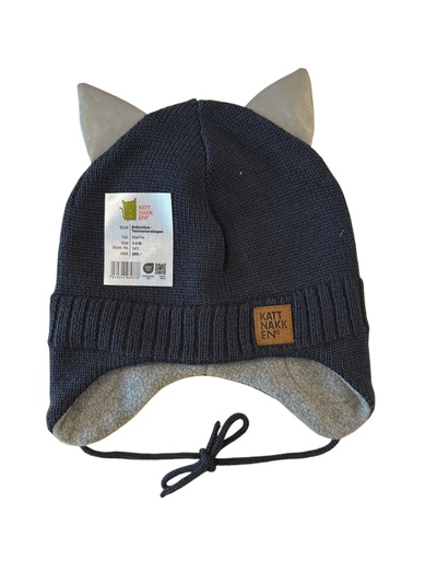 KATTNAKKEN BABYLUE MERINOULL Marine - Kattnakken