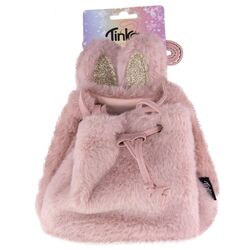 VESKE PLYSJ KANIN ROSA TINKA PRETTY PURSE rosa plysj kanin - Salg