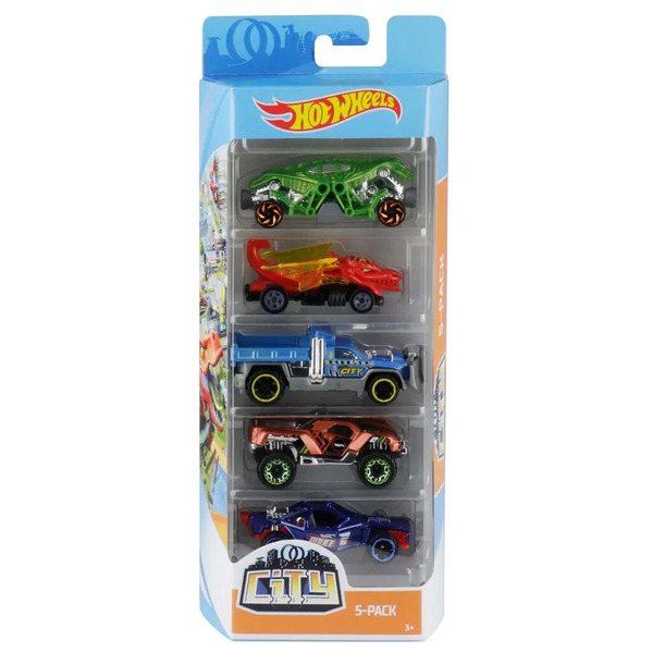 Hot Wheels Basics 5-Pack Asst.