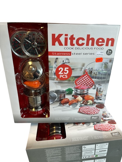 Kjøkkensett i stål - 25 deler Kjøkkensett i stål - Salg