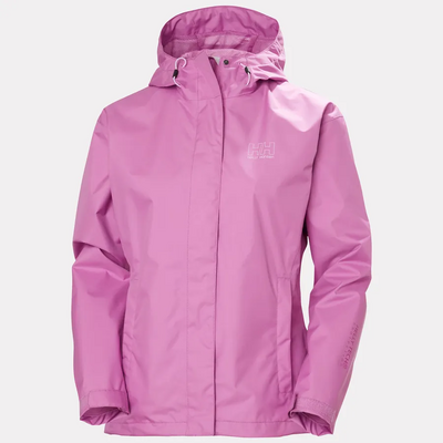 hh Seven J Rain Jacket Dame Meta pink - Helly Hansen
