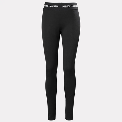 hh LIFA® Merino Midweight Base Layer Pants Dame  Svart - Helly Hansen