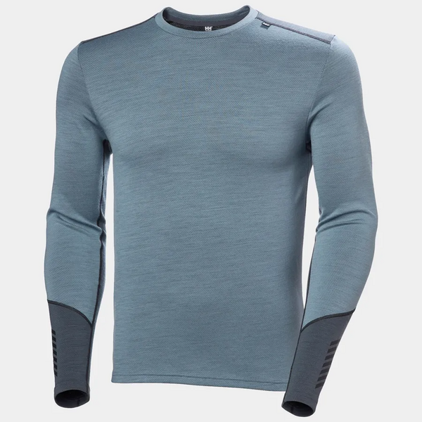 hhLIFA® Merino Midweight Crew Base Layer Herre
