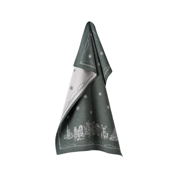 Julemorgen Damask Kjøkkenhåndkle 50x70cm