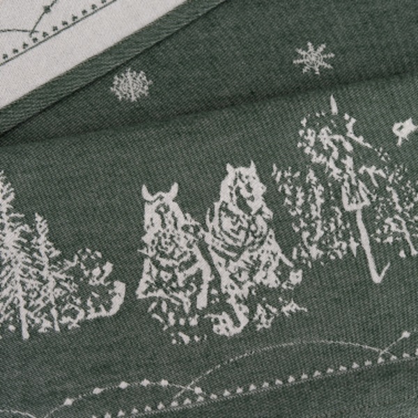 Julemorgen Damask Kjøkkenhåndkle 50x70cm