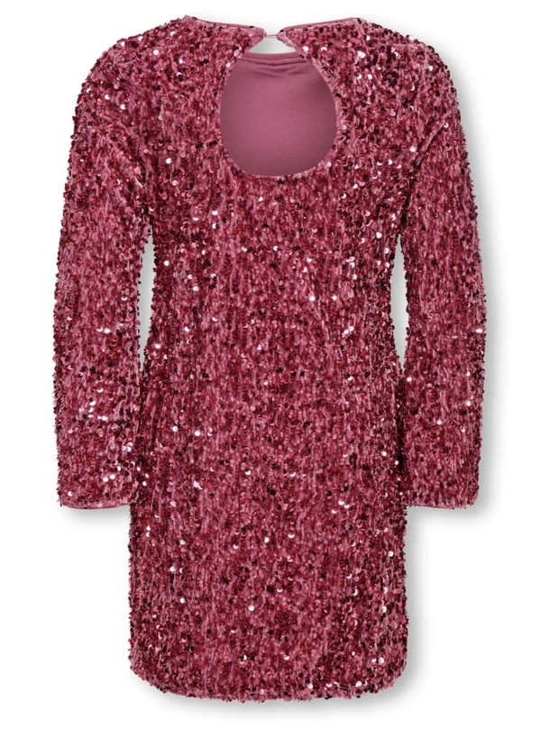 KOGCONFIDENCE LIFE LS SEQ FLRD DRESS JRS