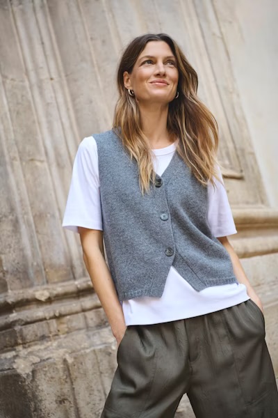 Sylva strikket vest