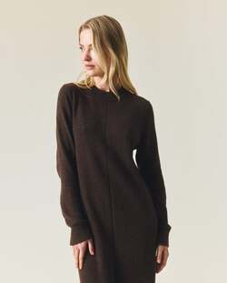 Strikket midikjole med rett passform