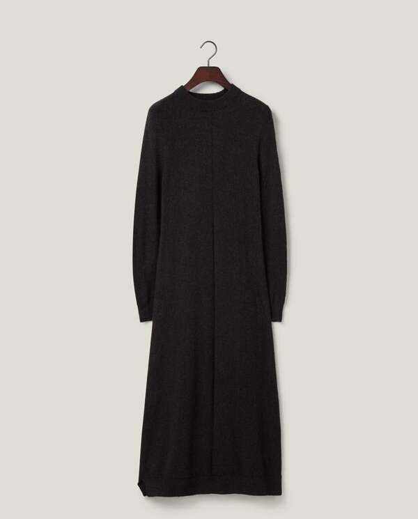 Strikket midikjole med rett passform