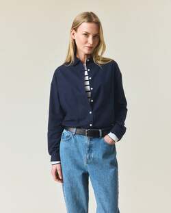 Casual flanellskjorte i økologisk bomull