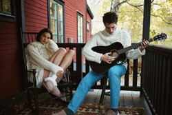 Skjerf i resirkulert ullblanding