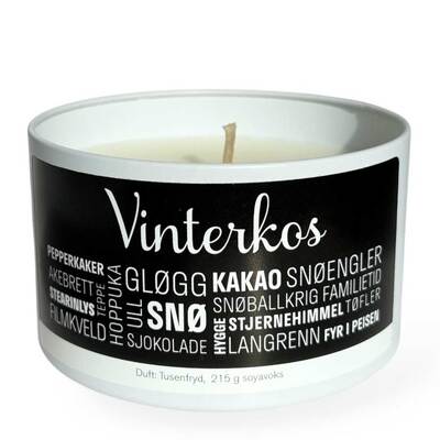 Duftlys  Vinterkos - Happystar