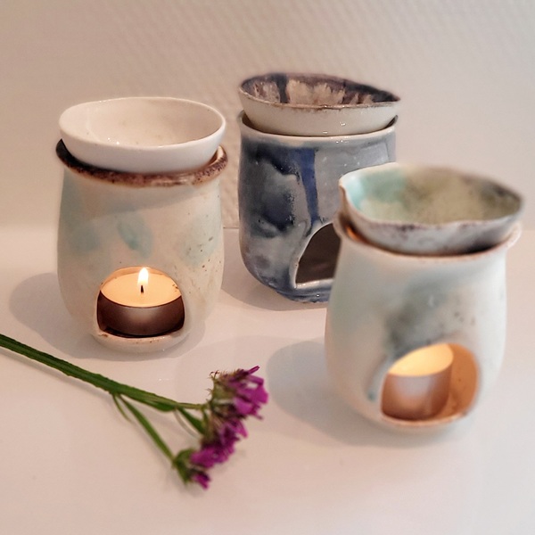 Voksduftsmelter - porselen