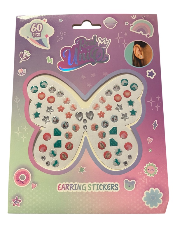  Real UniQ, Earring Stickers,