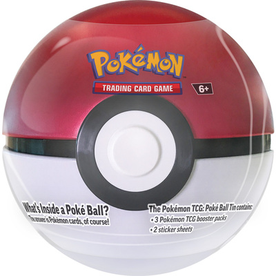 Pokémon Tin Pokeball rød/hvit - pokèmon