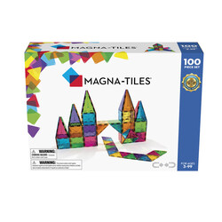 MAGNA-TILES® Clear Colours 100 stk MAGNA-TILES  - Liniex