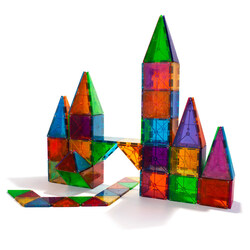 MAGNA-TILES® Clear Colours 100 stk