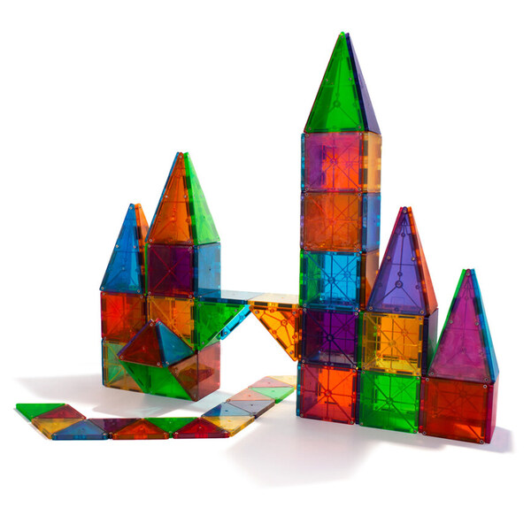 MAGNA-TILES® Clear Colours 100 stk