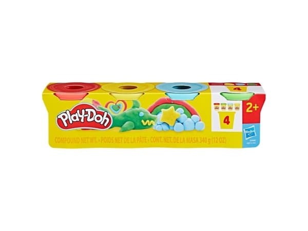 Play-Doh 4 Pack 340 g - Klassisk