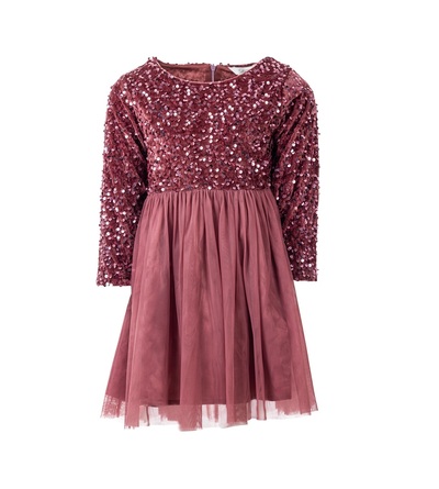 Lottie kjole  Mørke rosa - Salto