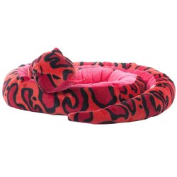 Plysj Orm Rød 200 cm