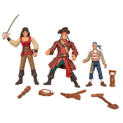 Kaptein Sabeltann - Sabeltann, Sunniva, Skalken figurer 3 pk.