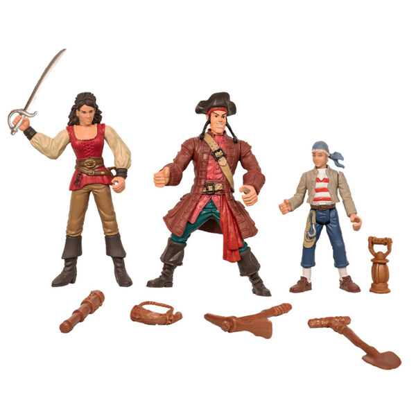 Kaptein Sabeltann - Sabeltann, Sunniva, Skalken figurer 3 pk.