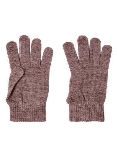 NKFWHOLLA WOOL GLOVES Peppercorn - Name It