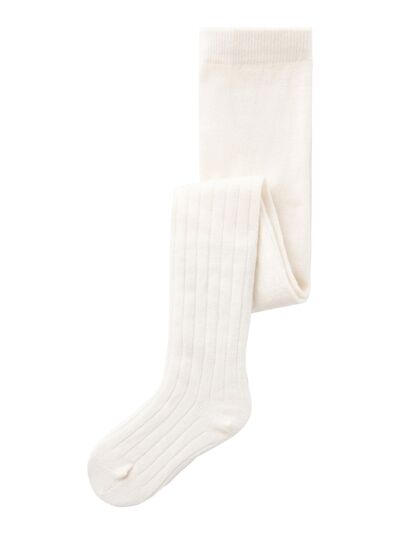 NKFWAKMA WOOL CABLE PANTYHOSE  SNOW WHITE - Name It