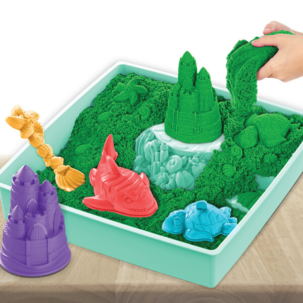 Kinetic Sand Sandbox Set - Grønn