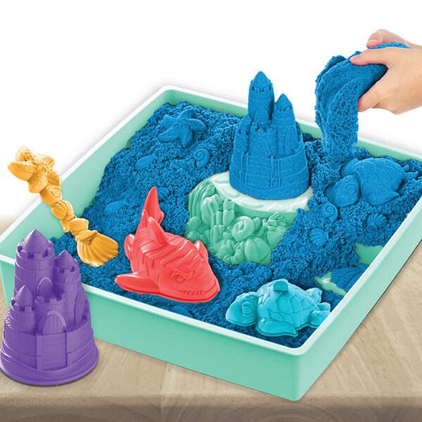 Kinetic Sand Sandbox Set - Blå