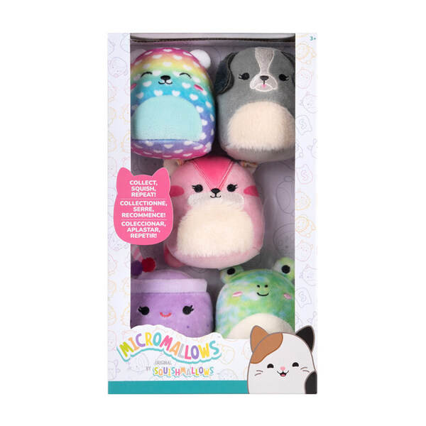 Squishmallows Micromallows Plush 6 cm 5 pk