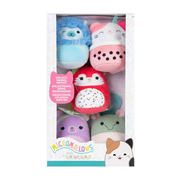 Squishmallows Micromallows Plush 6 cm 5 pk