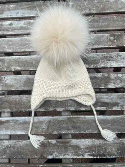 Ull lue dusk og snorer  beige - Guttogpike