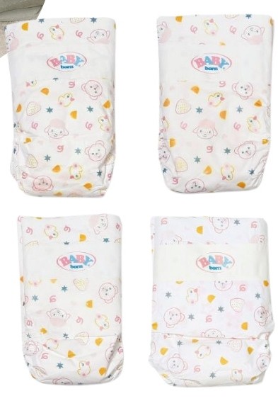 BABY Born bleier 5-pack - passer til dukker 43 cm