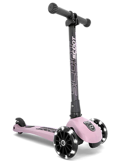 Scoot & Ride Sparkesykkel, Highwaykick 3 LED - Rose  Rose - Scoot & Ride