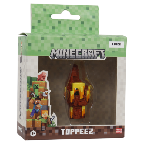 MINECRAFT 3D TOPPEEZ 1 PACK VINDU BOKS