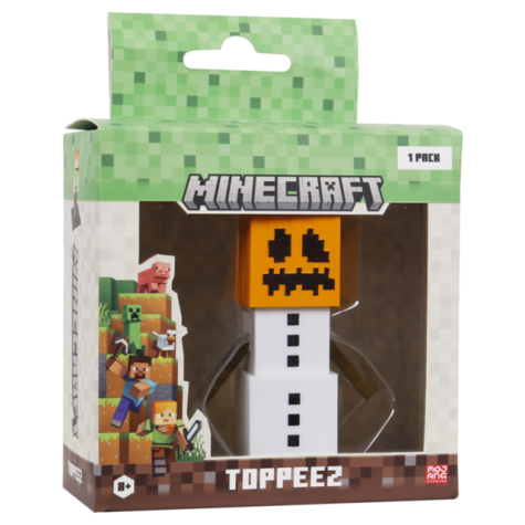 MINECRAFT 3D TOPPEEZ 1 PACK VINDU BOKS
