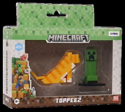 MINECRAFT 3D TOPPEEZ 2 PACK VINDU BOKS topeez - Minecraft