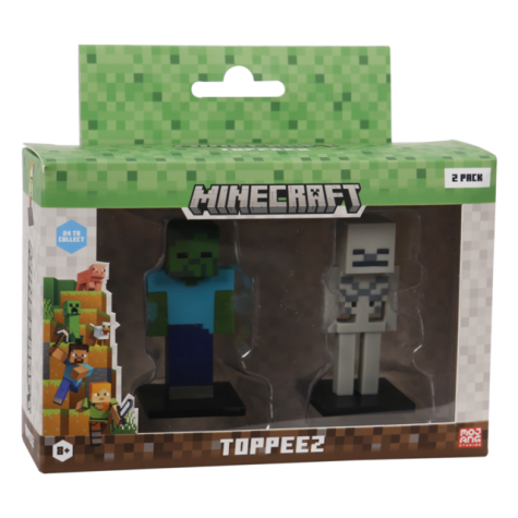 MINECRAFT 3D TOPPEEZ 2 PACK VINDU BOKS