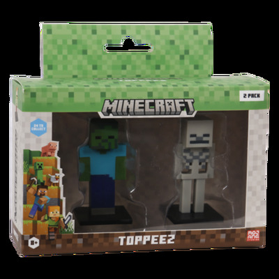 MINECRAFT 3D TOPPEEZ 2 PACK VINDU BOKS topeez - Minecraft
