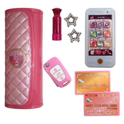 DUKKETILBEHØR - HAPPY FRIEND FASHION SHOPPING SET