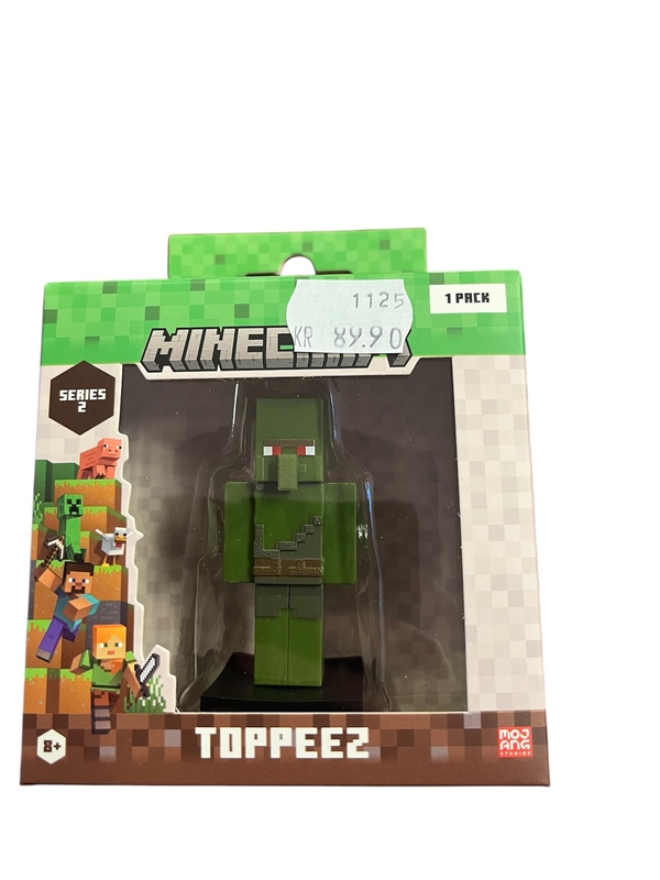 MINECRAFT 3D 6 CM FIGURE 1 PACK WINDOW BOX ASST