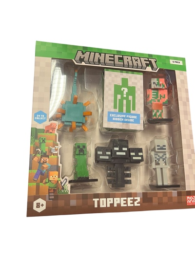 MINECRAFT 3D TOPPEEZ 6 PACK DELUXE BOKS Nr.3 - Minecraft