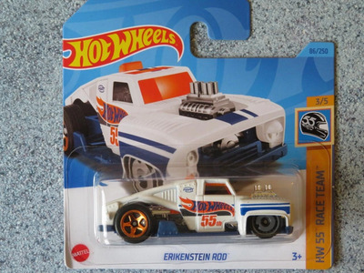 Hot Wheels  ERIKENSTEIN hot ROD white Hot Wheels 2023 86/250 ERIKENSTEIN  ROD - Hot Wheels
